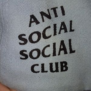 Anti social social club dad hat